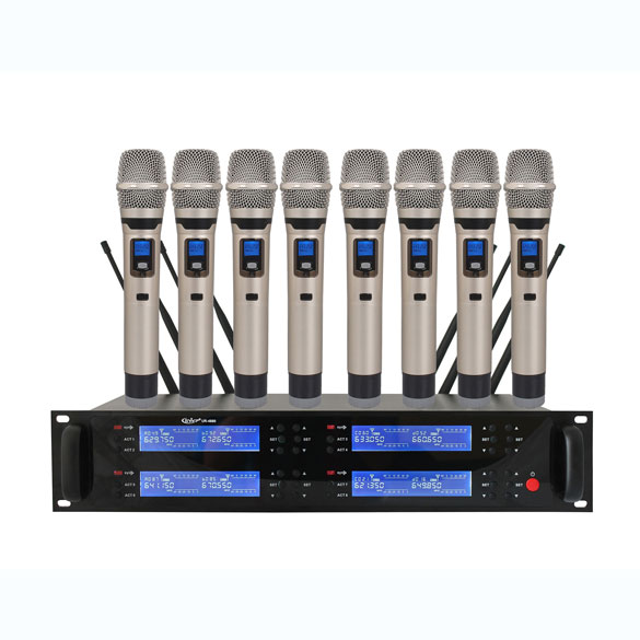 UR-4880  一拖八無(wú)線(xiàn)手持話(huà)筒